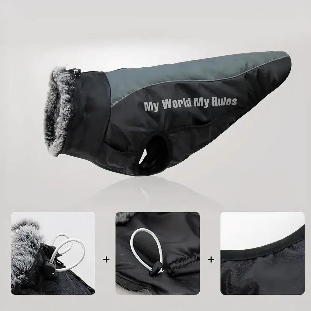 Doudoune pour chien|avec harnais|TOPJESS - Image 4