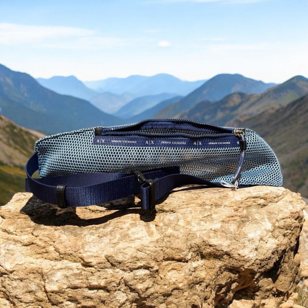 Sac banane| Armani Exchange|bleu - Image 3