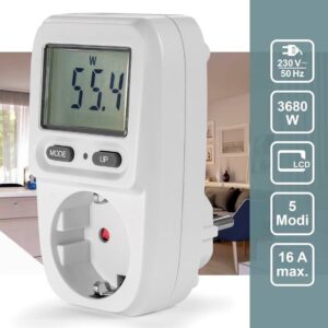 Prise avec compteur de consommation intégré