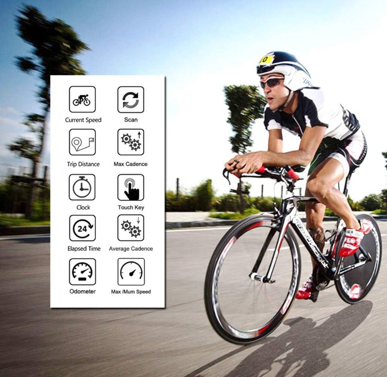 Compteur kilométrique|Vélo|Multifonctionnel - Image 6