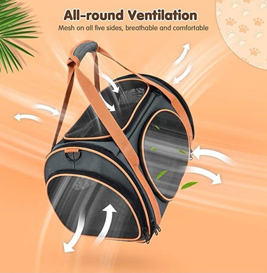 Sac de transport| avec Ventilation| pour animaux de compagnie| OKMEE - Image 4