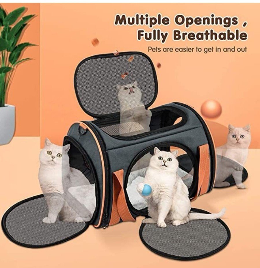 Sac de transport| avec Ventilation| pour animaux de compagnie| OKMEE - Image 5