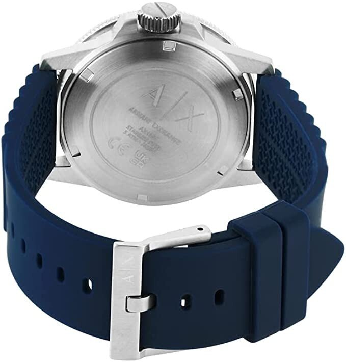 Montre| Armani AX1851| en acier inoxydable |avec bracelet |en silicone - Image 4