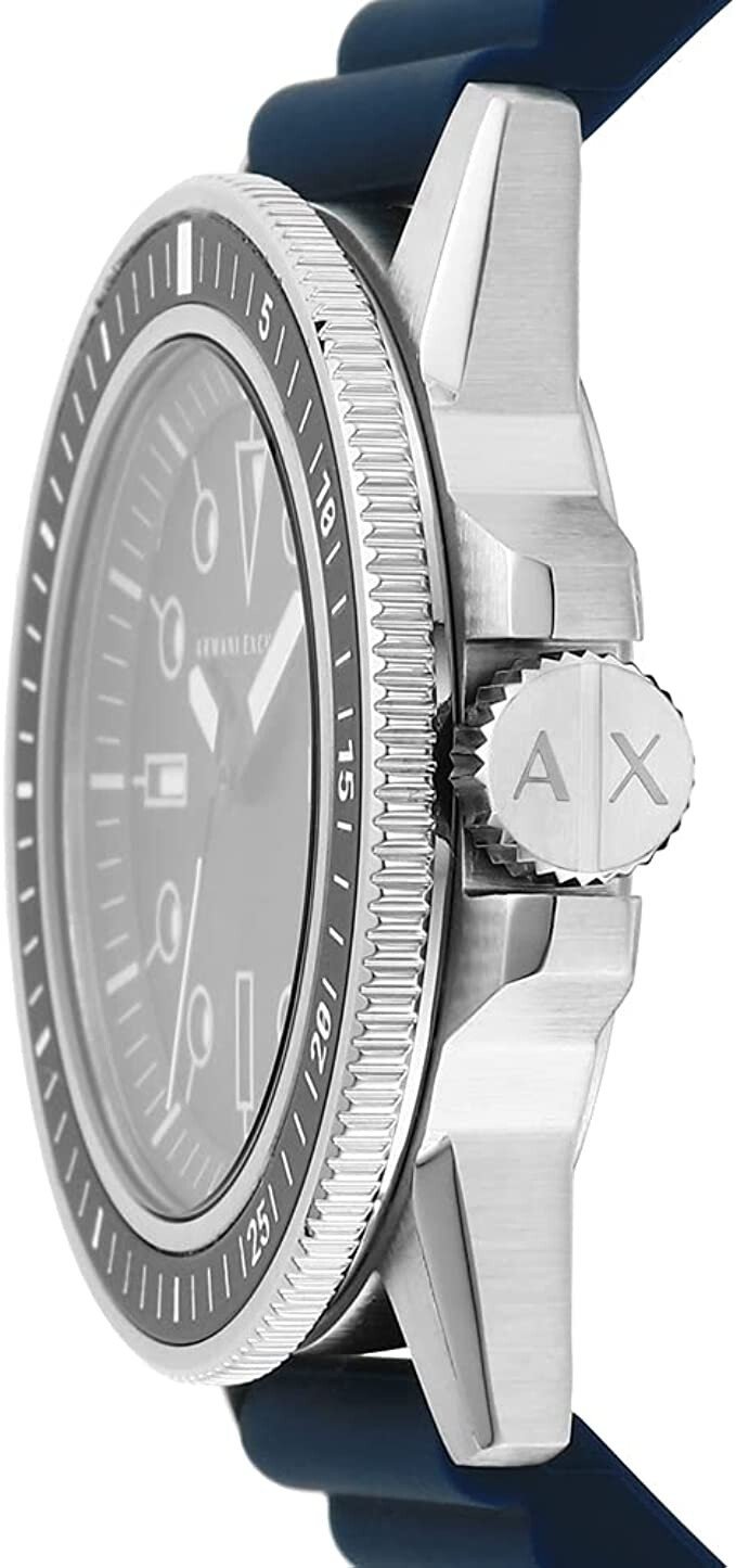 Montre| Armani AX1851| en acier inoxydable |avec bracelet |en silicone - Image 6