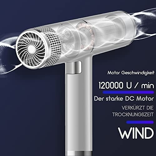 Sèche-cheveux| professionnel| Autoop |avec diffuseur | ionique ultraléger - Image 3