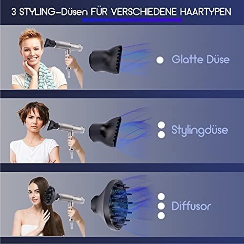 Sèche-cheveux| professionnel| Autoop |avec diffuseur | ionique ultraléger - Image 5