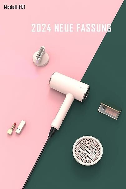 sèche-cheveux| diffuseur ionique professionnel| 2200w| brosse |embout FUNTIN - Image 3