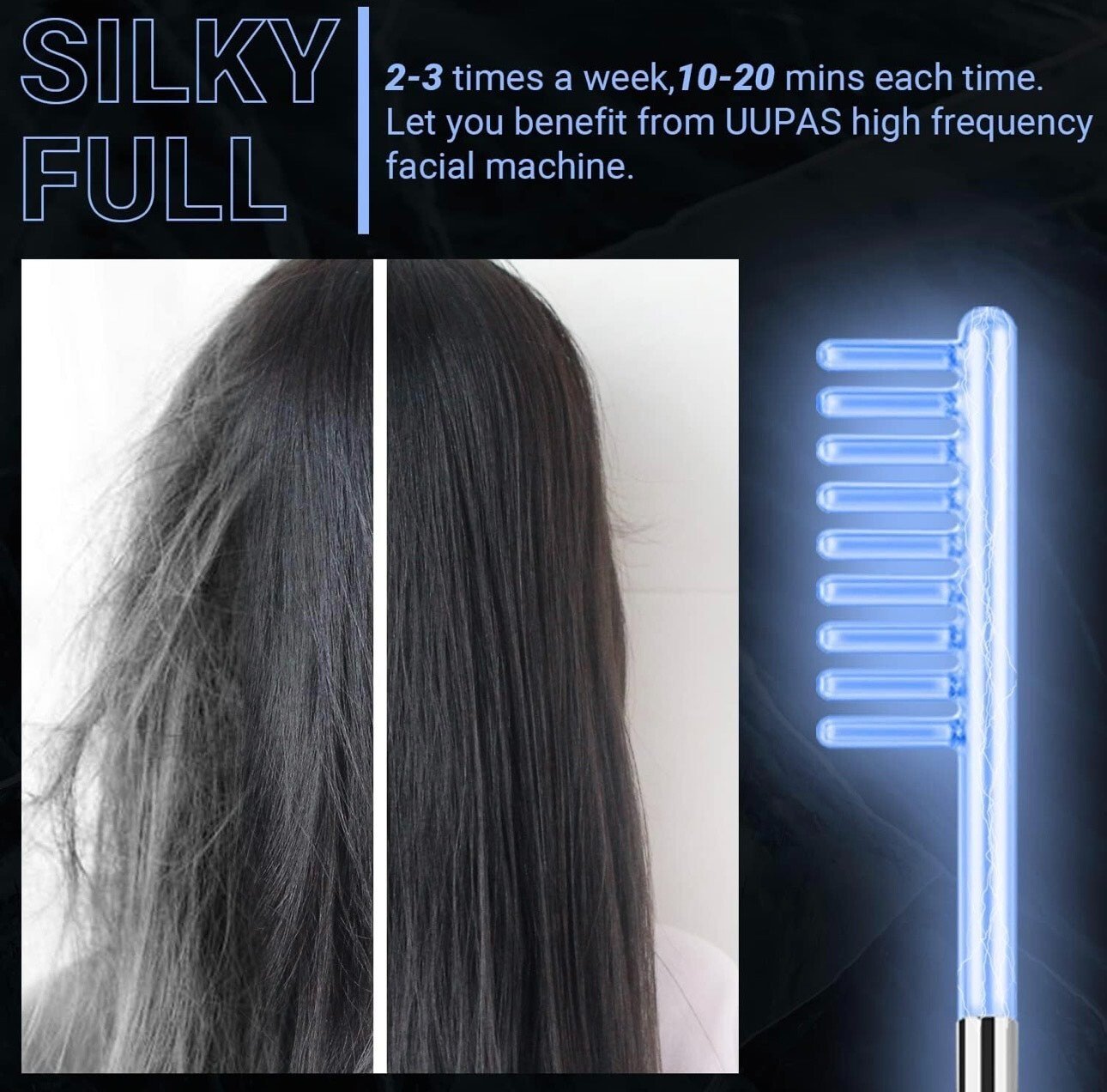 Appareil à haute fréquence|Machine faciale|Stimulation des racines|Santé|UUPAS - Image 6