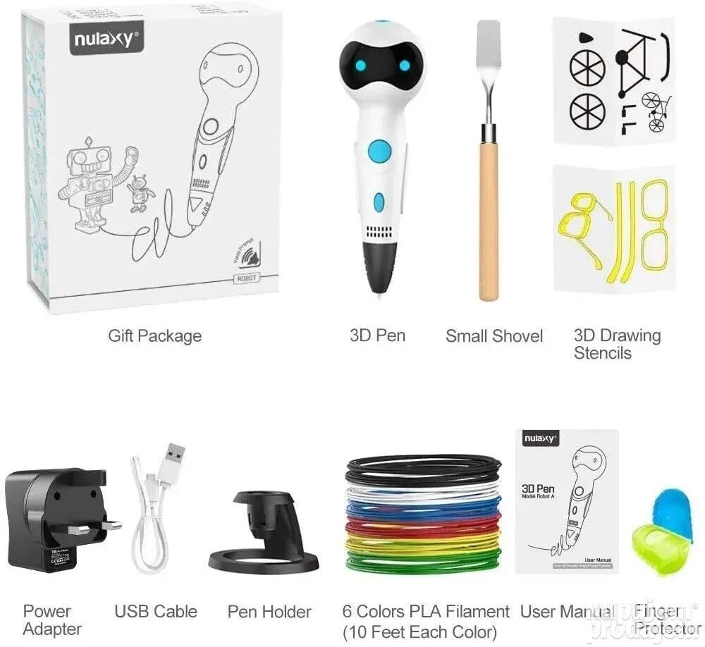 Stylo 3D|Stylo Robot|Avec commandes vocales|NULAXY - Image 3