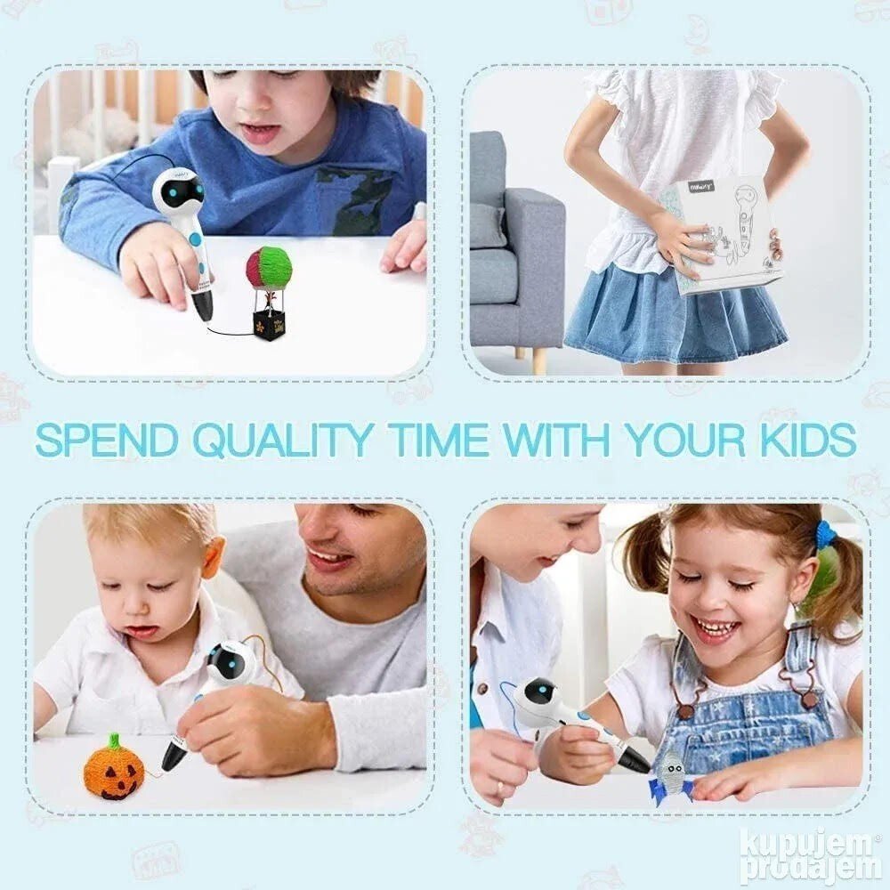 Stylo 3D|Stylo Robot|Avec commandes vocales|NULAXY - Image 6