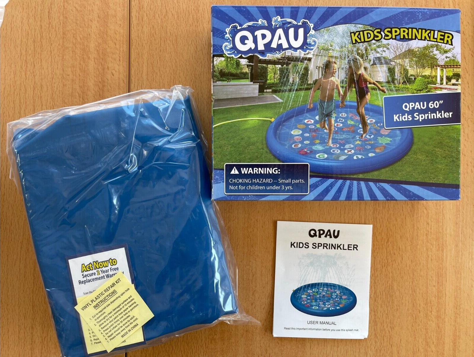 pataugeoire, arroseur , tapis de jets d'eau , jeux d'eau pour enfants - Image 2