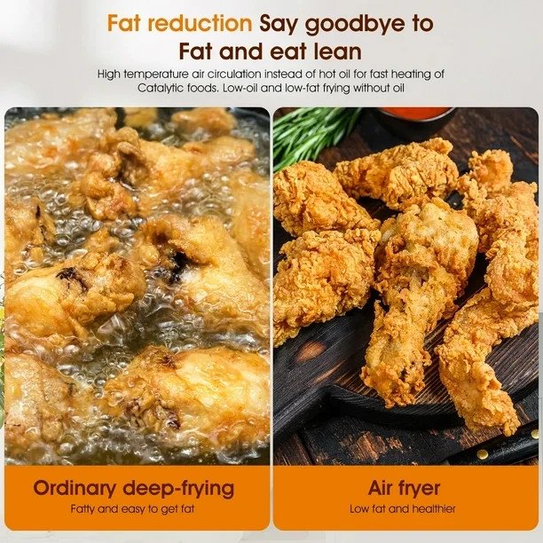 Friteuse à air│Oyajia│15 L│Ecran tactile│Panier vitré│Noir - Image 9