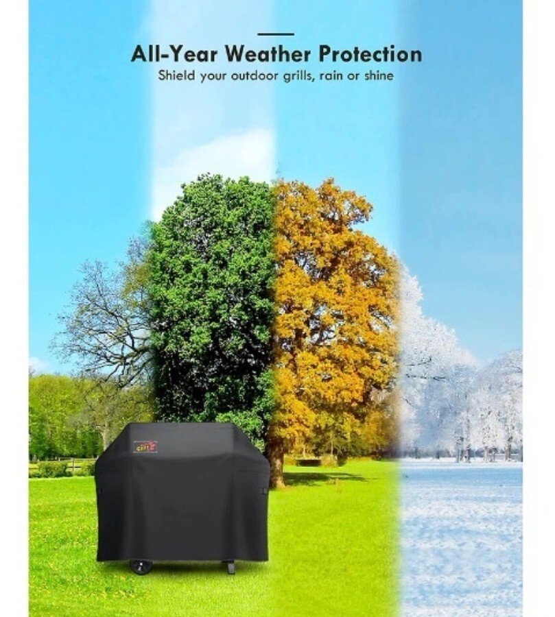 Housse de barbecue| 600D 64 pouces| housses de gril| à gaz imperméables - Image 8