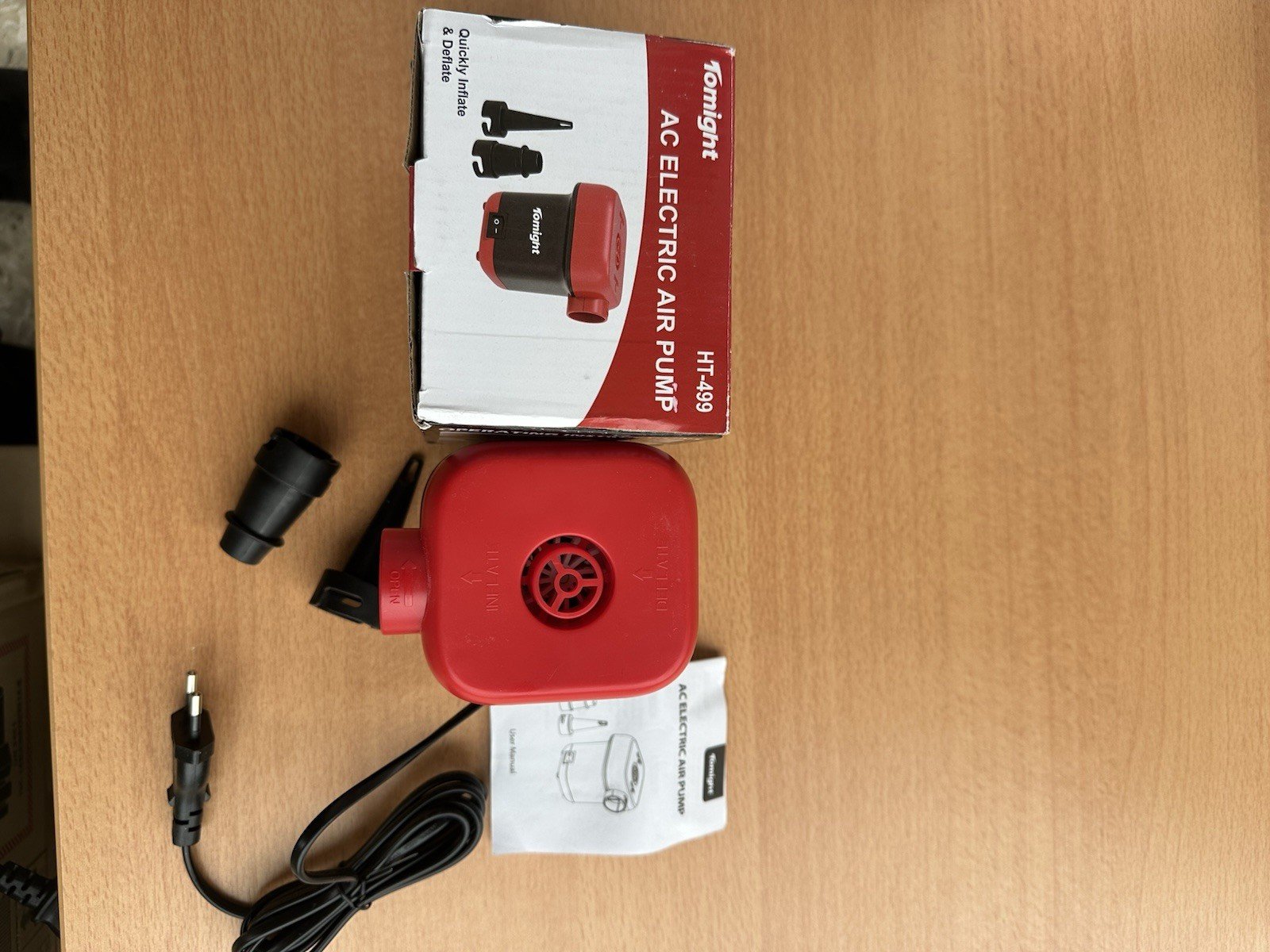 Pompe à air électrique compacte pour les piscines, matelas, jouets gonflable - Image 2