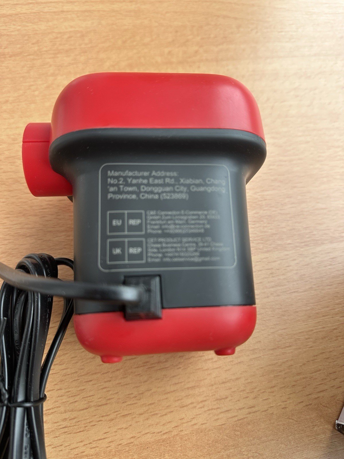 Pompe à air électrique compacte pour les piscines, matelas, jouets gonflable - Image 3