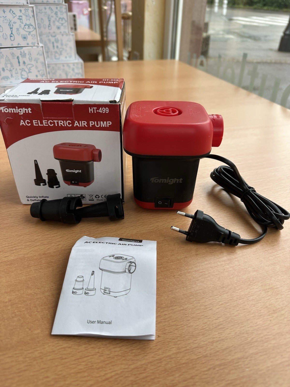 Pompe à air électrique compacte pour les piscines, matelas, jouets gonflable - Image 7