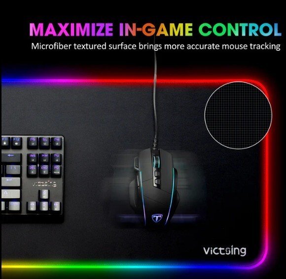 Tapis de souris de jeu | LED| étendu avec 13 modes - Image 5