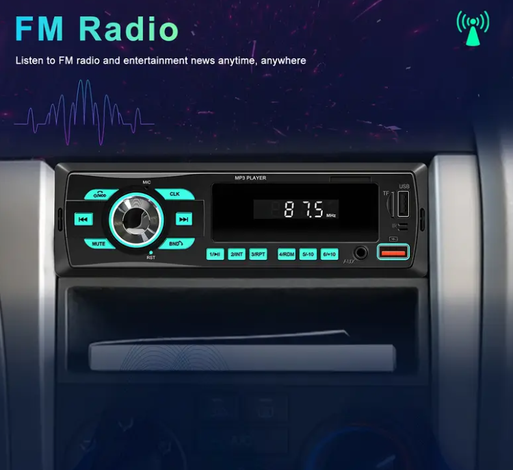 Autoradio R2214│Car MP3 Player│Bluetooth│2 USB│AUX│FM/AM│Radio│Musique - Image 6