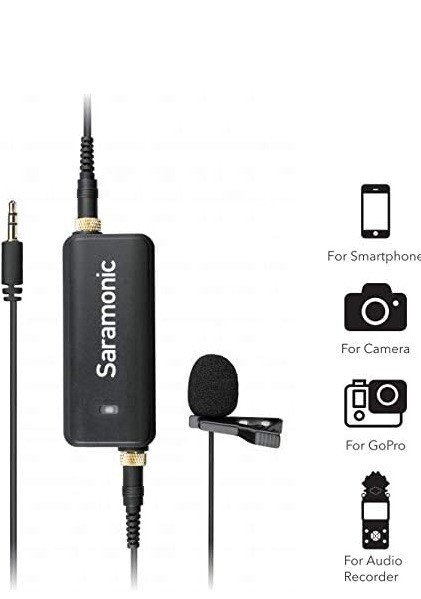 Mixeur audio + micro-cravate|Saramonic|Lavelier|Microphone