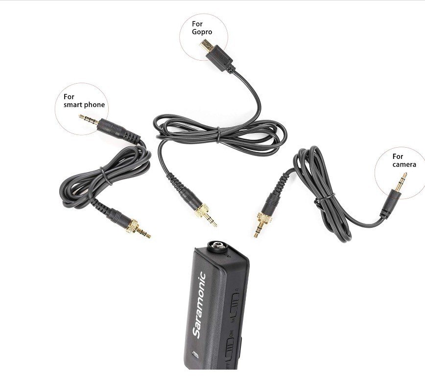 Mixeur audio + micro-cravate|Saramonic|Lavelier|Microphone - Image 4