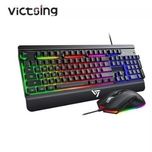 Ensemble clavier et souris de jeu| en métal|LED