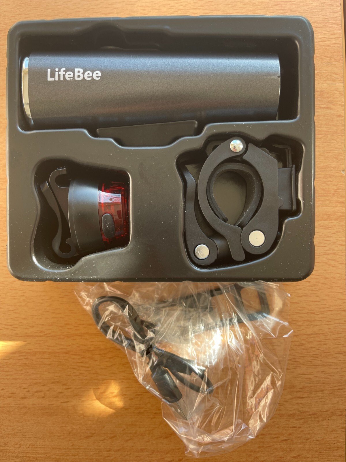 Éclairage LED pour vélo|Lampe vélo|Kit d'éclairage|Led rechargeable