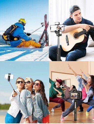 Perche à selfie| avec la lumière de remplissage| MPOW PA168A - Image 6