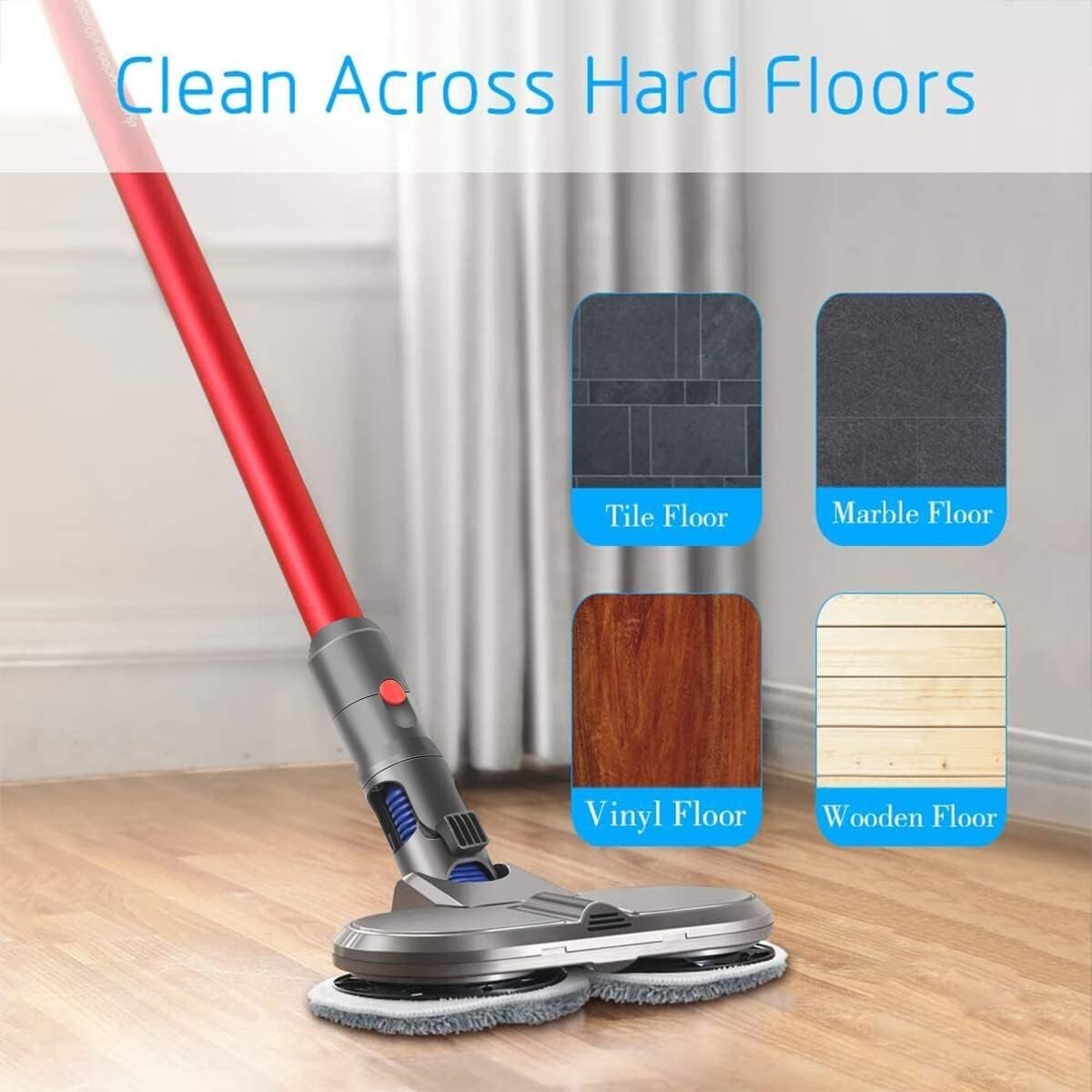 Accessoire d'aspirateur│à Double Rotation│Pour Aspirateur sans fil Dyson V12 - Image 4