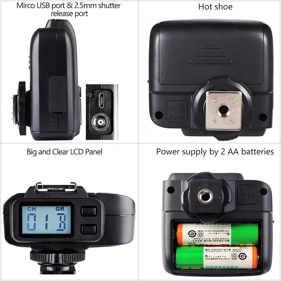 Déclencheur de Flash|Récepteur|Compatible avec Sony DSLR|X1T-S|GODOX - Image 3