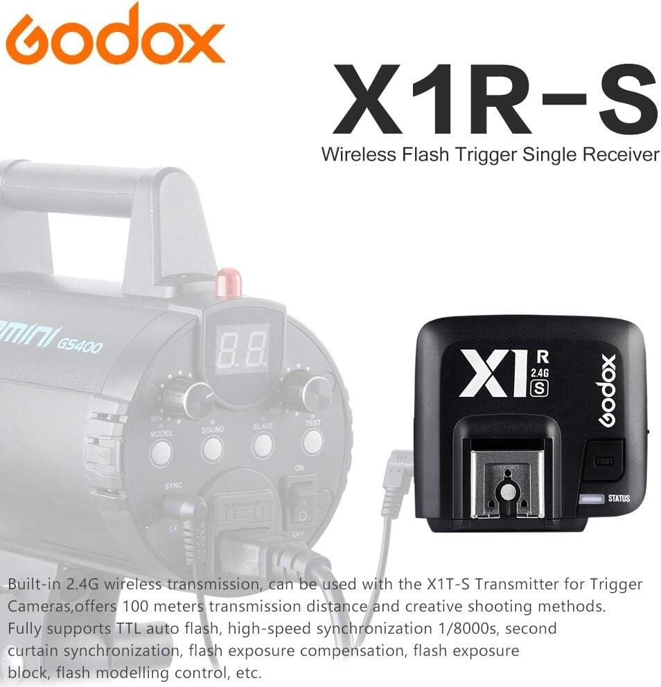 Déclencheur de Flash|Récepteur|Compatible avec Sony DSLR|X1T-S|GODOX - Image 5