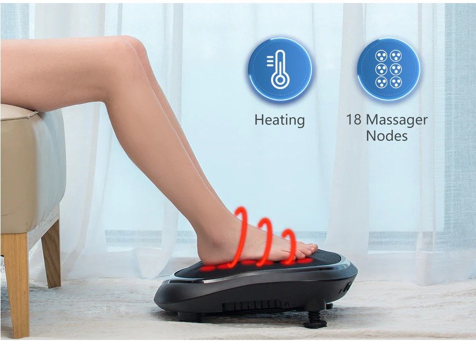 lMasseur de pieds Shiatsu avec chauffage AllJoy FTMA 2201 - Image 7