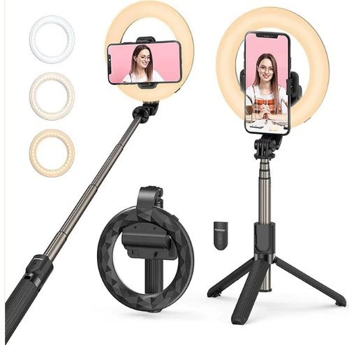 Mpow PA213B Ring Light avec trépied et support de téléphone
