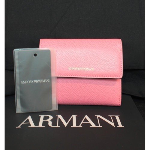 Portefeuille pliant à logo Emporio Armani